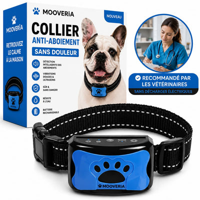 Collier anti-aboiement sans décharge pour chien